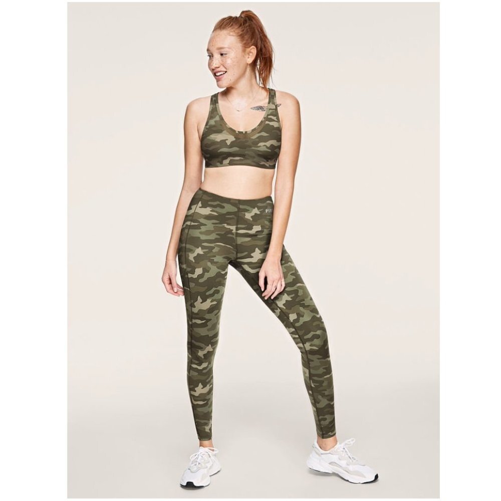 New VS Victoria’s Secret Pink High Waist Camo Leggings